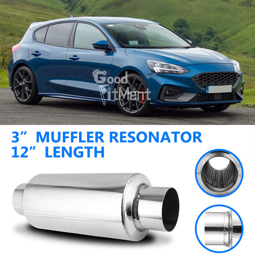Exhaust resonator muffler - resonator, 3"