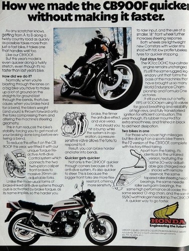 Honda cb900f original 1982 - honda,