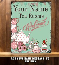 PERSONALISED TEA SHOP CAFE