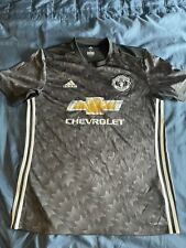 Manchester United Away Shirt 17/18 Jersey Football MUFC Size M Black Kit Top