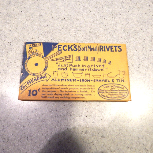 Pecks rivets for mending - for,