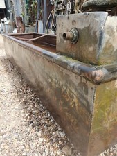 Galvanised Garden Water Tank vintage Water feature / harvester planter