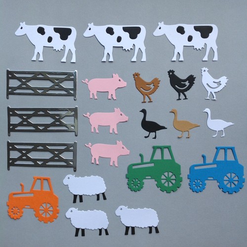 Farmyard die cuts - cuts,
