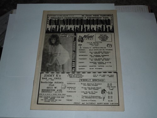 Bar street journal - bar, milwaukee's