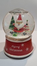 Merry Christmas Santa Snow Globe – Musical "Santa’s Coming to Town" 14cm