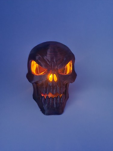 Decorative skull tea - decorative, light