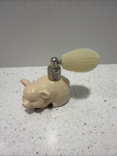 Vintage pig porcelain atomizer - vintage,