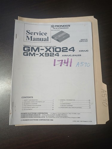 Pioneer x1024 x924 - pioneer, service