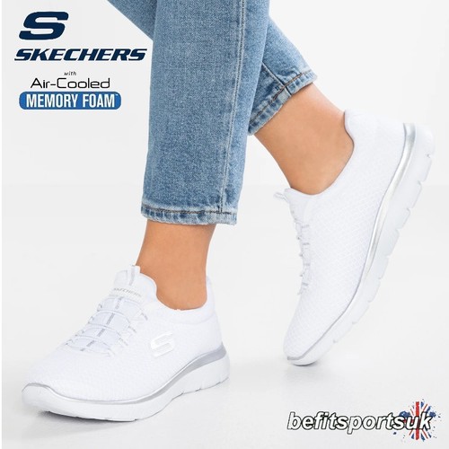 Skechers womens shoes white - skechers,