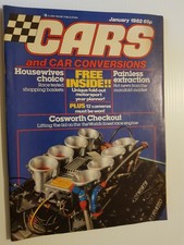 Car and Car Conversions Magazine January 1982 Cosworth Race Engine