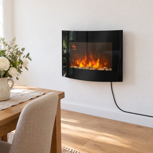 Wall mounted electric fire - electric,
