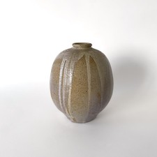 Glazed Stoneware Vase By