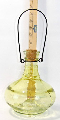 Antique yellow glass - antique,