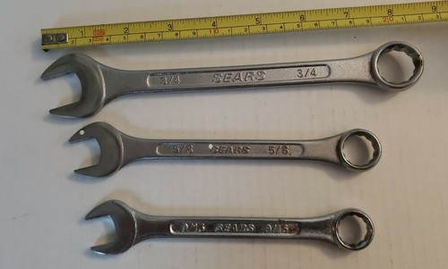 Vtg sears wrench set - sears,