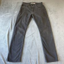 Levi's 514 Vintage Men's Straight Leg Corduroy Trousers Grey Size W30 L32