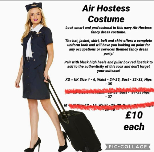 Womens air hostess fancy - womens,