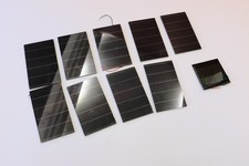 Set of 9 Mini solar panels (+