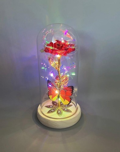 Galaxy colorful rose crystal - galaxy,