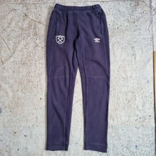 Umbro West Ham Tracksuit Trousers Joggers Sweatpants Training - S Blue