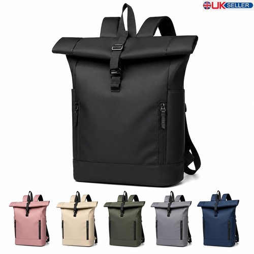 New roll top backpack - top, cedar