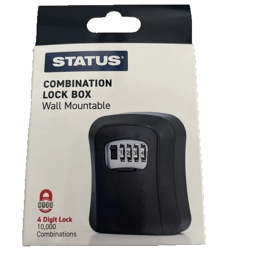 Status combination lock box - combination,