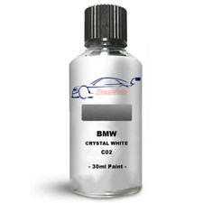 Touch Up Paint For Bmw I3 Crystal White C02 Stone Chip Brush