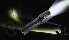 Bergman Cree Aluminium LED Flashlight Super Ultra Bright Zoom Lamp Torch Camping