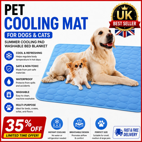 Pet cooling mat for dogs - cooling, cats