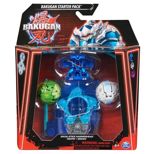 Bakugan starter pack - bakugan, 3-pack