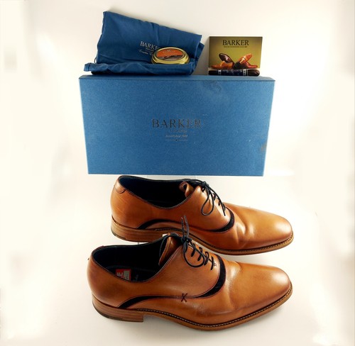 Barker emerson leather shoes - leather,