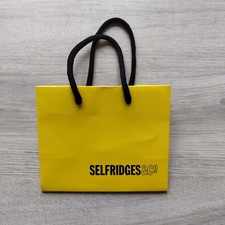 Original Genuine Selfridge Paper Gift Bag  small  15 x 12.5 x 8 cm