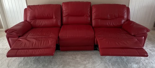 Leather modular corner sofa - corner,