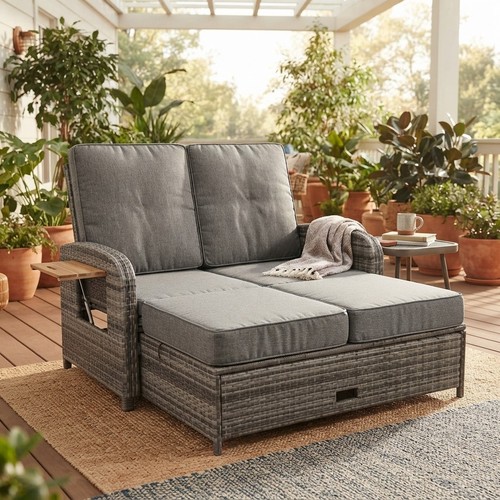 Elegant seater garden sofa - elegant,
