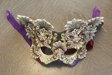 Katherine's Collection MASQUERADE MASK MARDI GRAS Resin Mask