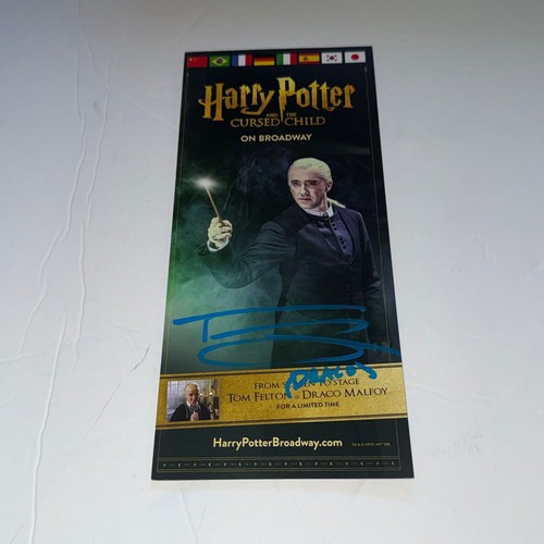 Tom felton signed harry - felton, potter