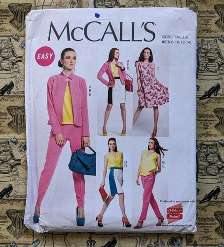 Mccall sewing pattern 6711 - mccall’s,