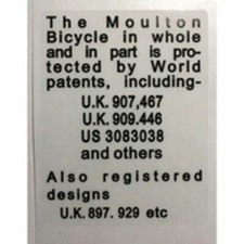 Moulton Patent Detail
