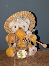 Vintage Teddy Bear Honey Pot