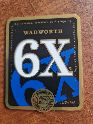 Wadworth brewery 6x beer - brewery, 6x"