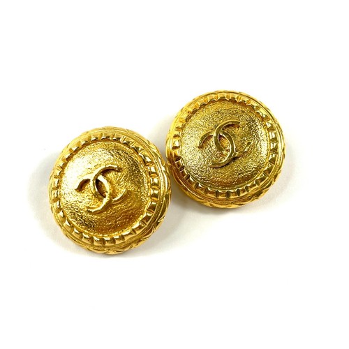 Chanel coco logo earrings - cc,
