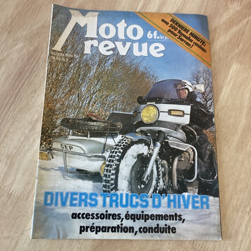 Moto revue magazine - revue, 1979