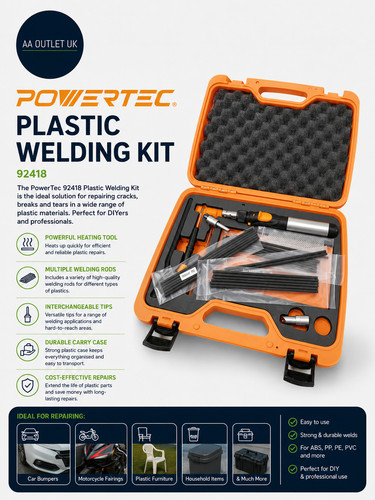 Powertec 92418 plastic welding - plastic,