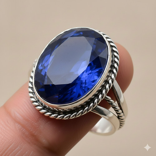 Blue tanzanite gemstone 925 - gemstone,
