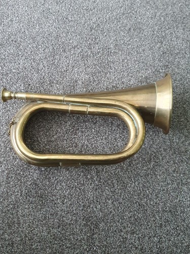 Vintage brass bugle - vintage,