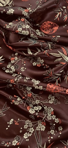 Maroon medallion blossom - maroon,
