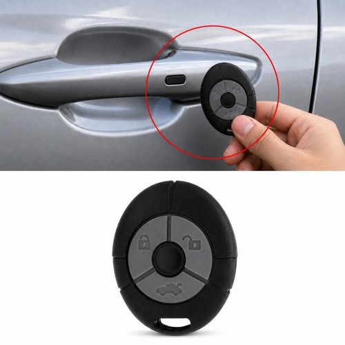 Button remote key fob - button, case