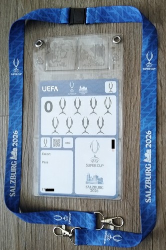 Escort pass lanyard uefa - &,