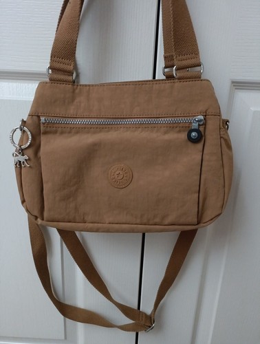 Kipling medium handbag dark - handbag, in