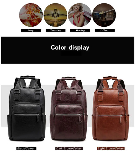 Mens womens vintage leather - pu,