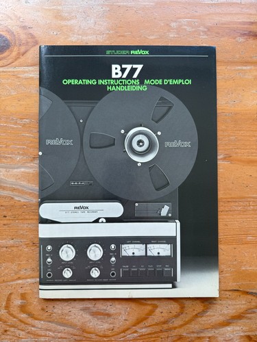 Studer revox b77 tape - studer,
